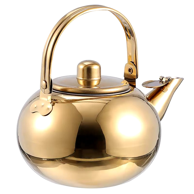 1.5/2/2.5L Stainless Steel Coffee Pot Mugs with Lid Practical Teapot Mug with Espresso Machines Screen Loose Leaf Tool Water