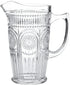 Vintage Water Carafe Pitcher 50 Oz Glass Jug for Ice Tea Juice Milk Beverages