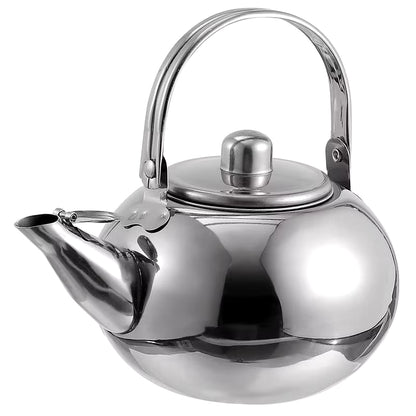 1.5/2/2.5L Stainless Steel Coffee Pot Mugs with Lid Practical Teapot Mug with Espresso Machines Screen Loose Leaf Tool Water