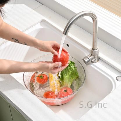Punch Bowl with Ladle - 2 Gallon Large Clear Plastic Punch Bowl with Ladle - Embroidered Design 8 Quart Serving Bowl with 5 OZ Plastic Serving Ladle