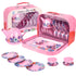 Tea Party Set for Little Girls, Kids Tea Set Pretend Toy Tin Tea Set for 3 4 5 Years Old Girls Kids