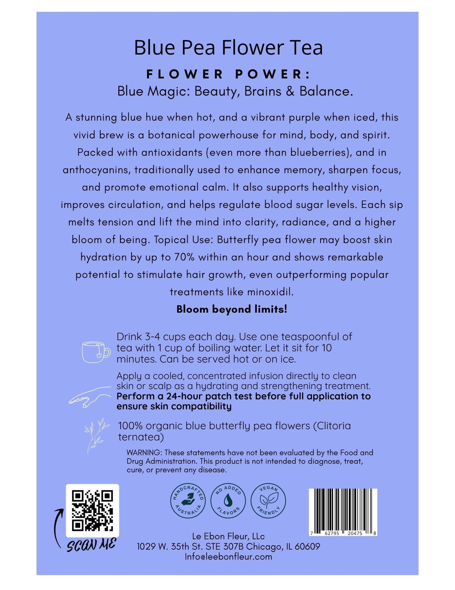 Blue Butterfly Pea Flower Tea
