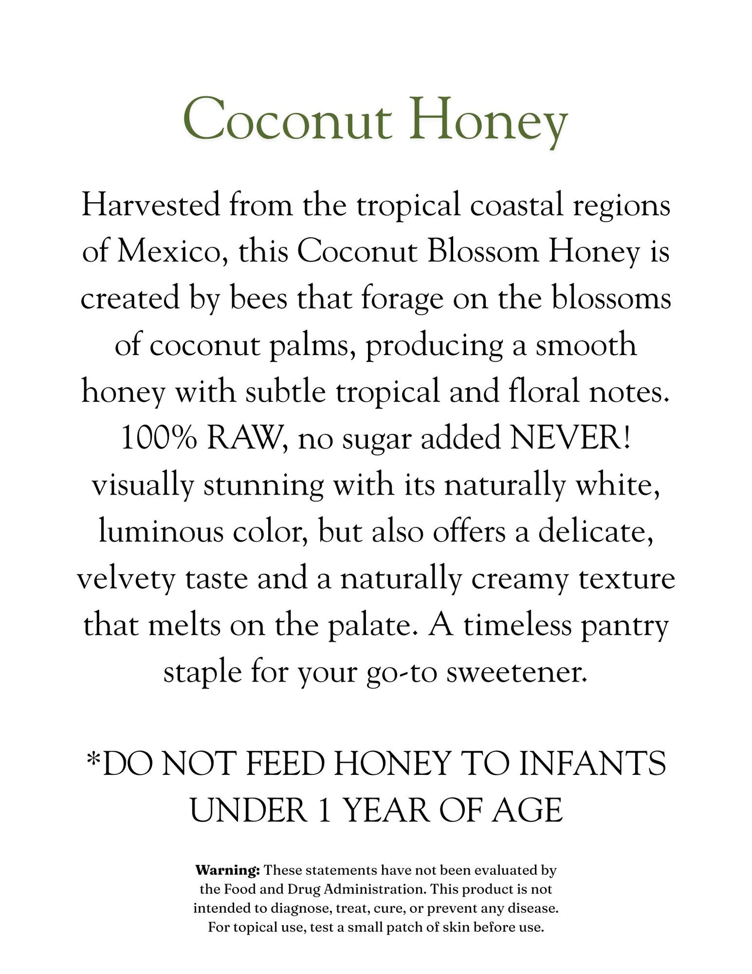 Coconut Honey