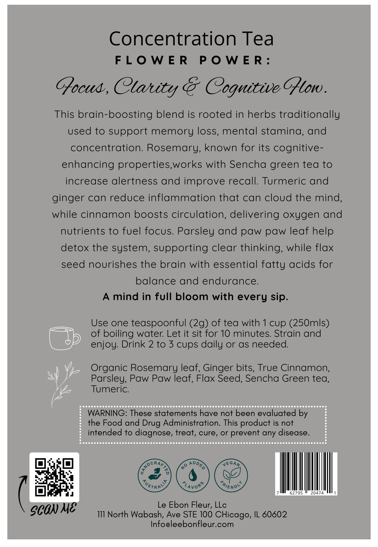 Concentration Tea