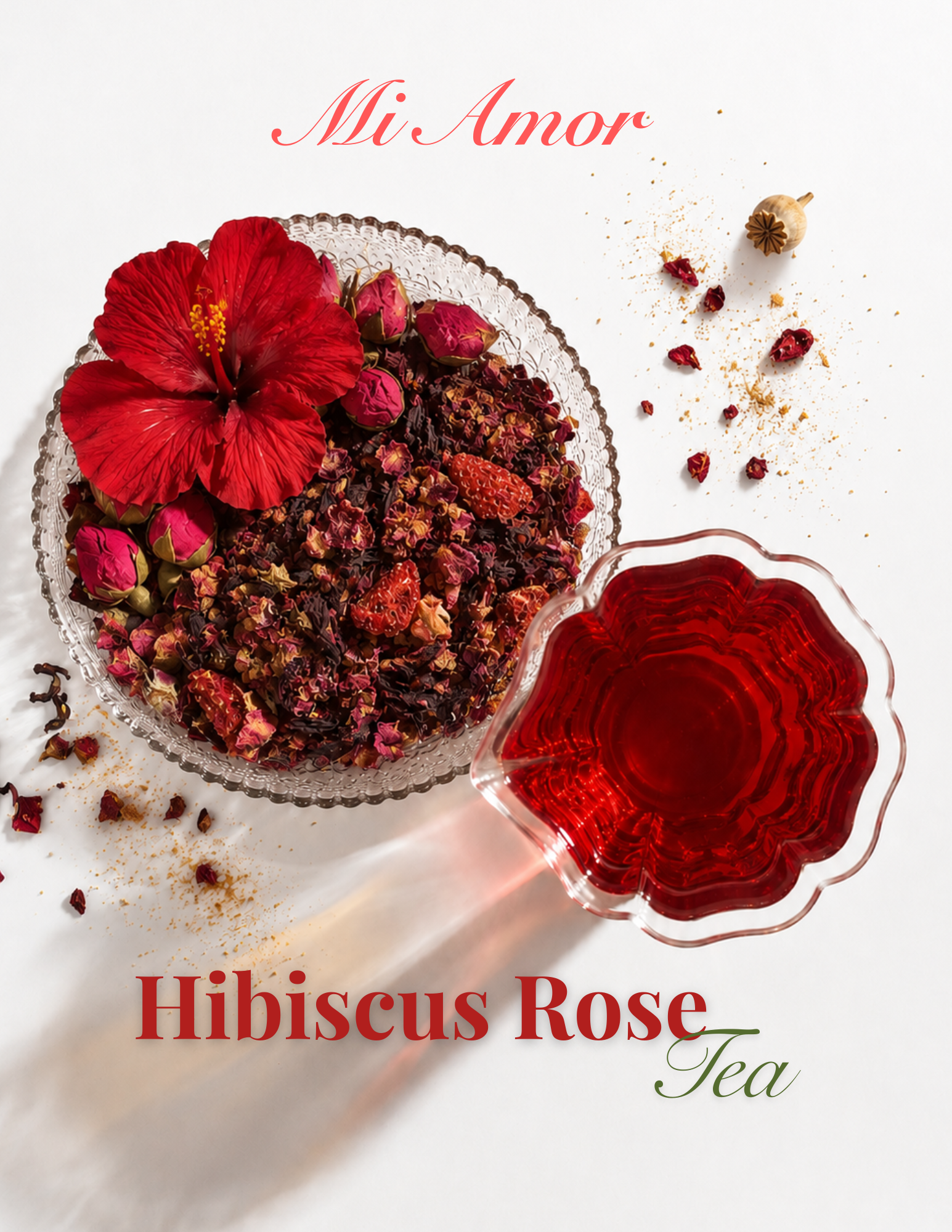 Mi Amor – Hibiscus Strawberry Rose Tea