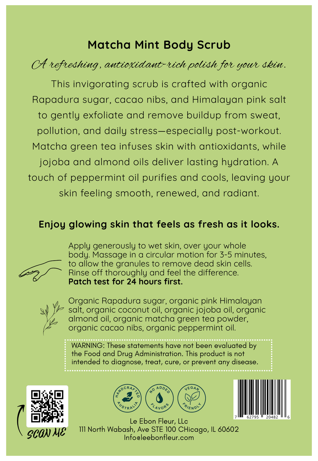 Matcha Mint Body Scrub
