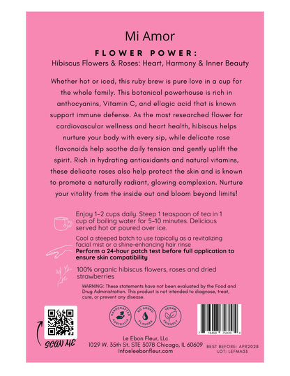 Mi Amor – Hibiscus Strawberry Rose Tea