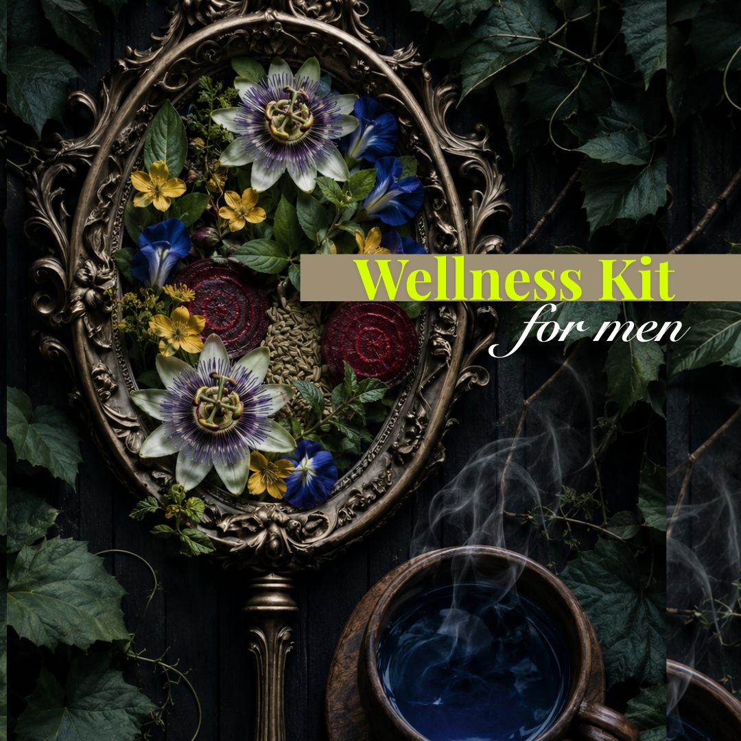 Black Flower Wellness Kit: For Men