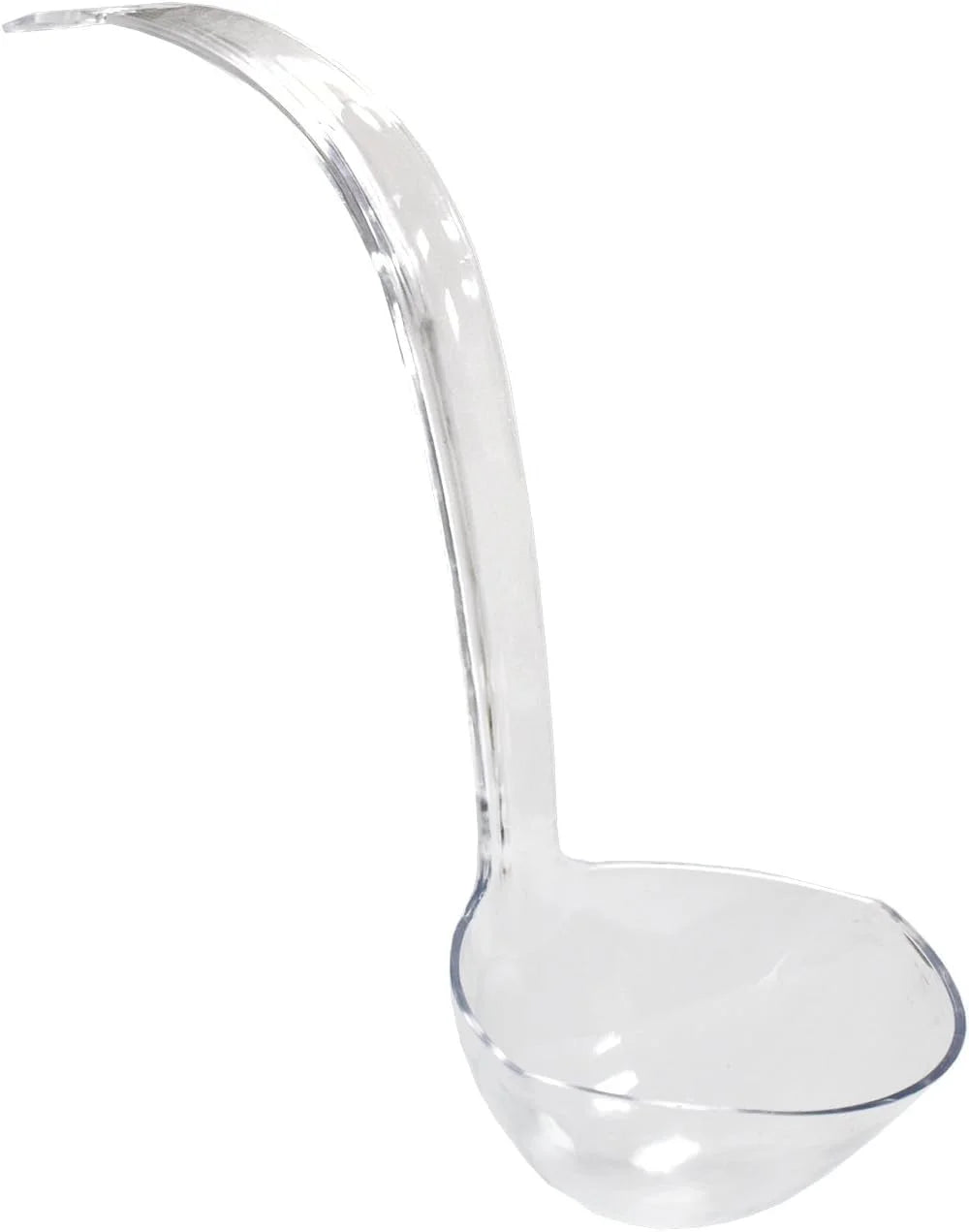 Punch Bowl with Ladle - 2 Gallon Large Clear Plastic Punch Bowl with Ladle - Embroidered Design 8 Quart Serving Bowl with 5 OZ Plastic Serving Ladle