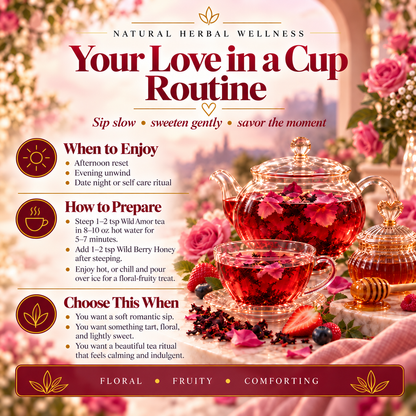 Love in a Cup Tea &amp; Honey Set