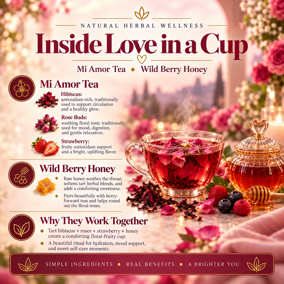 Love in a Cup Tea &amp; Honey Set