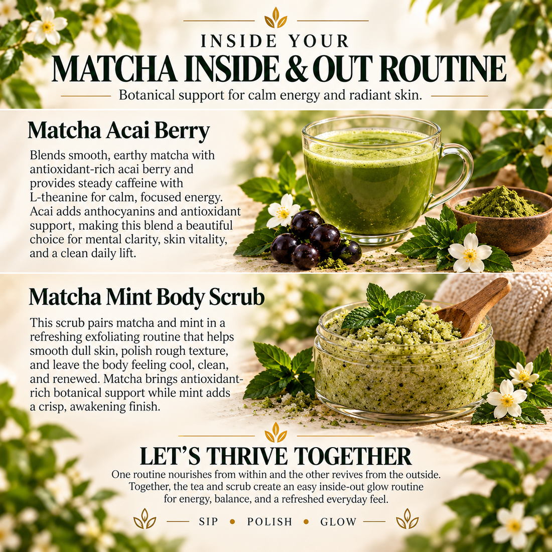 Matcha Inside &amp; Out Wellness Duo
