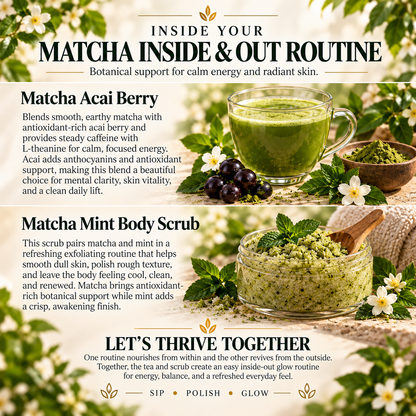 Matcha Inside &amp; Out Wellness Duo